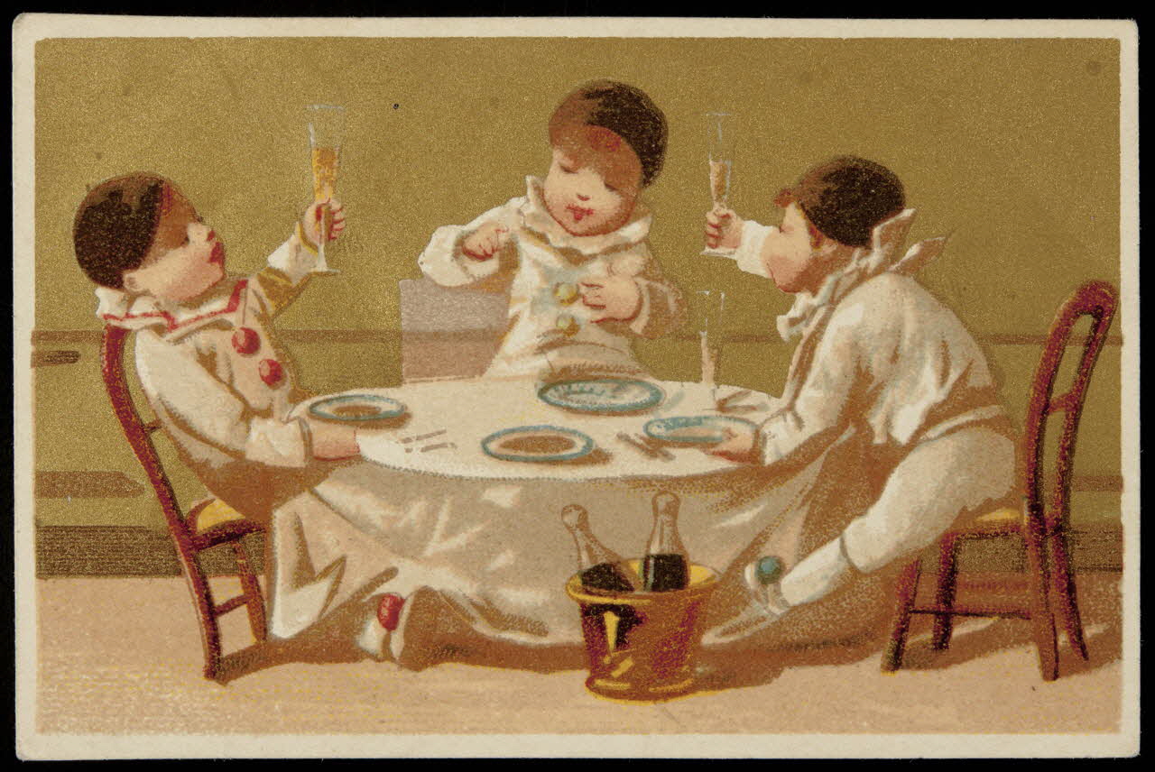 carte réclame Le dîner. 1998.77.278.3 Photo
