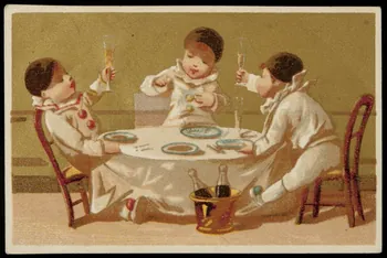 carte réclame Le dîner. 1998.77.278.3 Photo