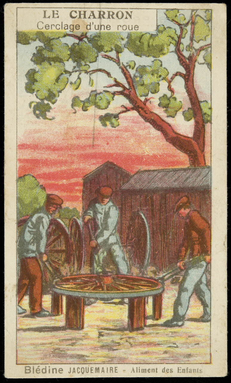 carte réclame LE CHARRON  Cerclage d'une roue 1998.77.301.2 Photo