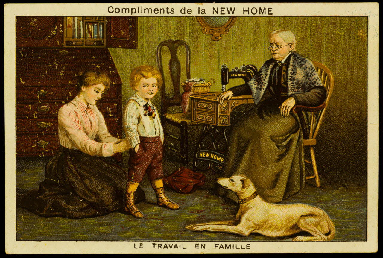 carte réclame LE TRAVAIL EN FAMILLE 1998.77.304.1 Photo