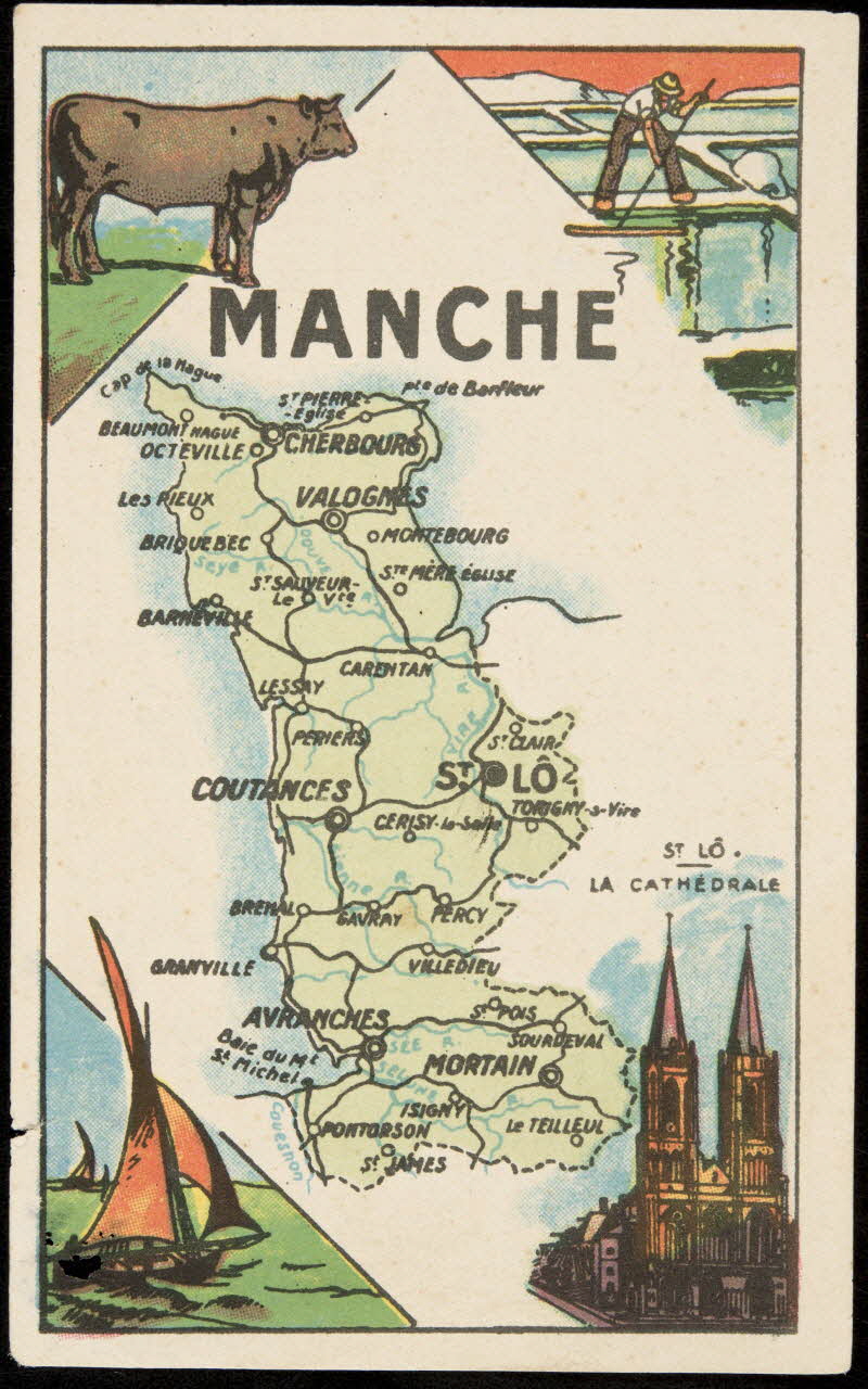 carte réclame MANCHE 1998.77.313.1 Photo
