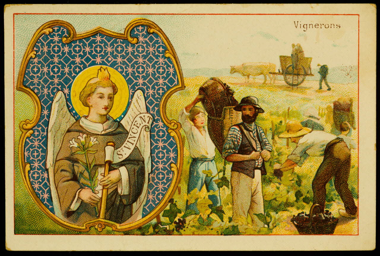 carte réclame Vignerons  ST VINCENT 1998.77.329.1 Photo