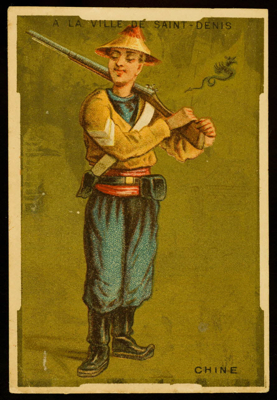 carte réclame chromo Paris 1881-1886 1998.77.336.1 Photo