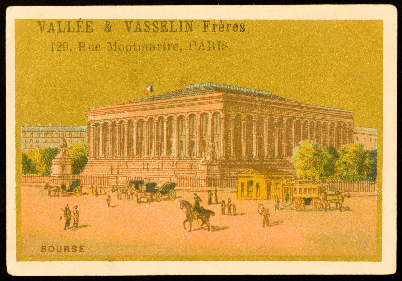 Courbe-Rousset ; Lessertisseux carte réclame chromo Paris 1881-1891 1998.77.337.2 Photo