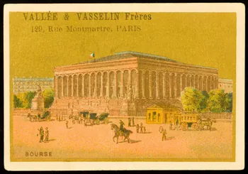 Courbe-Rousset ; Lessertisseux carte réclame chromo Paris 1881-1891 1998.77.337.2 Photo