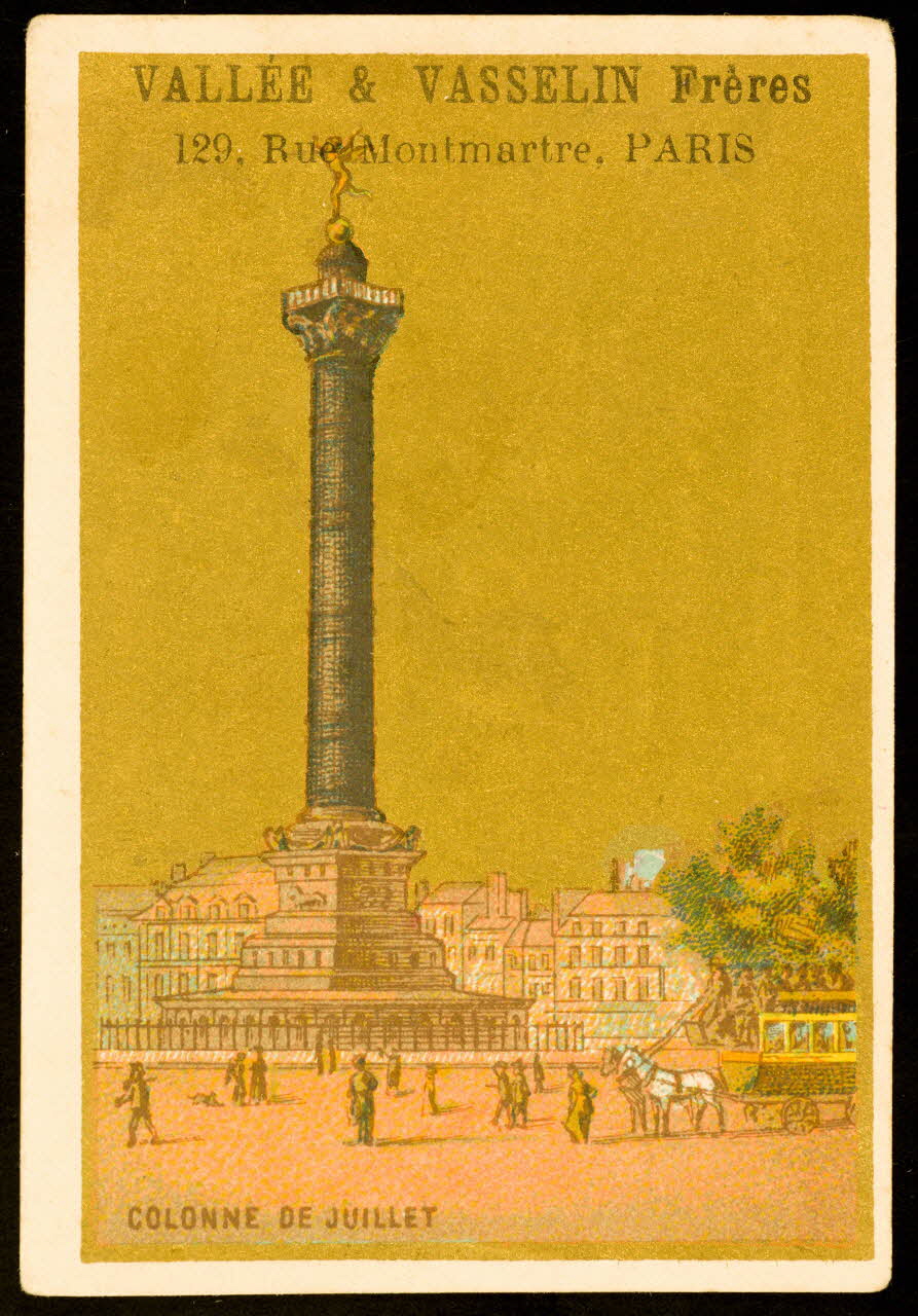 Courbe-Rousset ; Lessertisseux carte réclame chromo Paris 1881-1891 1998.77.337.4 Photo