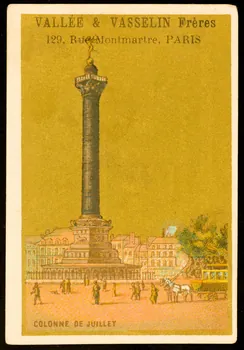 Courbe-Rousset ; Lessertisseux carte réclame chromo Paris 1881-1891 1998.77.337.4 Photo