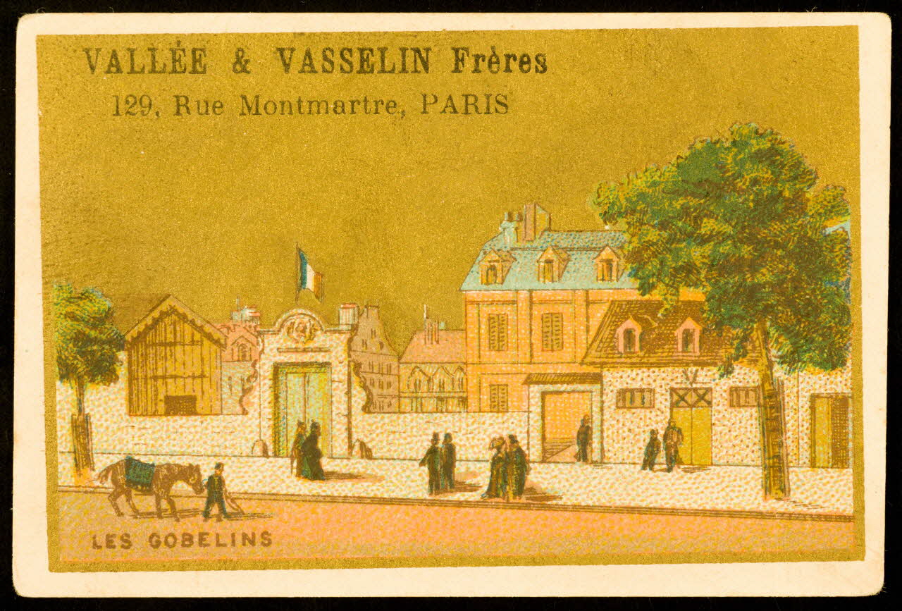 Courbe-Rousset ; Lessertisseux carte réclame chromo Paris 1881-1891 1998.77.337.5 Photo