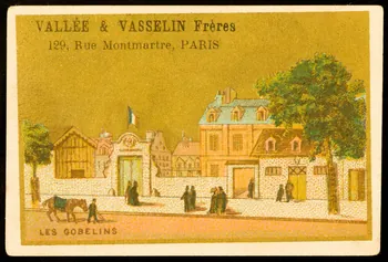 Courbe-Rousset ; Lessertisseux carte réclame chromo Paris 1881-1891 1998.77.337.5 Photo