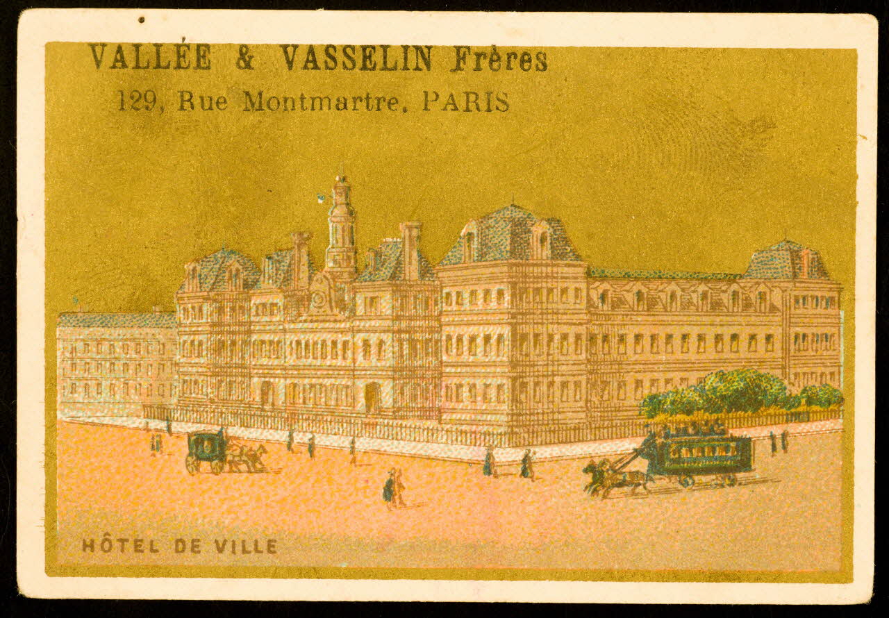 Courbe-Rousset ; Lessertisseux carte réclame chromo Paris 1881-1891 1998.77.337.7 Photo