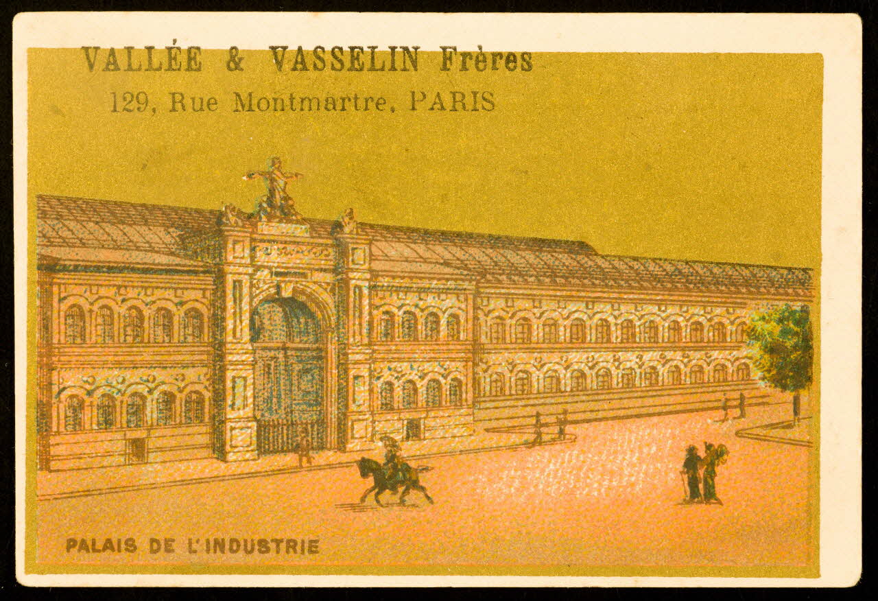 Courbe-Rousset ; Lessertisseux carte réclame chromo Paris 1881-1891 1998.77.337.9 Photo