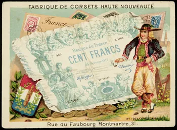 Bognard carte réclame chromo Paris 1885-1895 1998.77.338.1 Photo