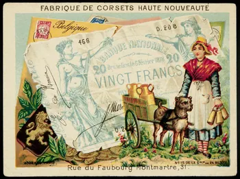 Bognard carte réclame chromo Paris 1885-1895 1998.77.338.4 Photo