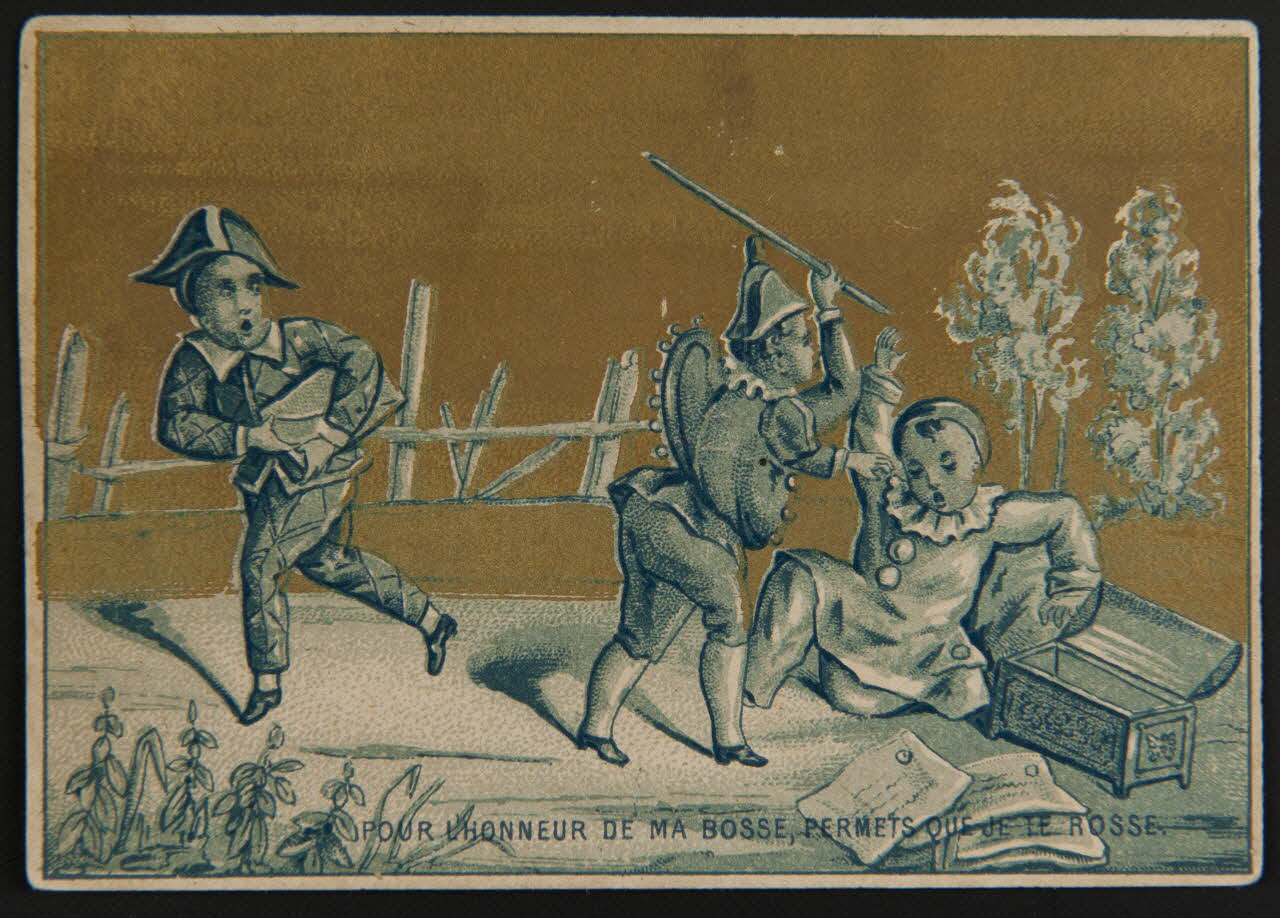 carte réclame chromo Paris 1881-1900 1998.77.340.1 Photo