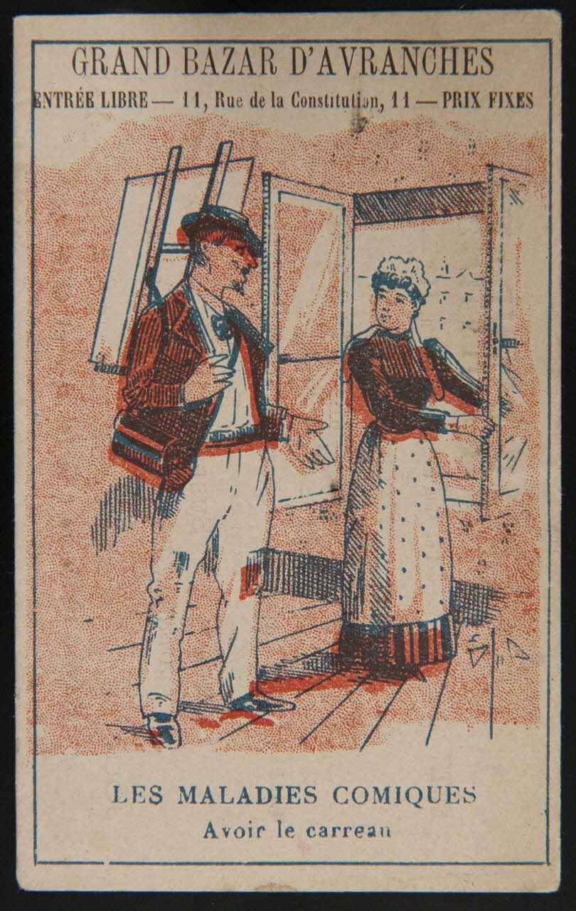 Billois carte réclame chromo Paris 1881-1900 1998.77.342.2 Photo