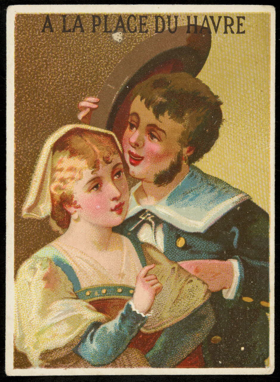 Romanet carte réclame chromo Paris 1878-1889 1998.77.37.1 Photo