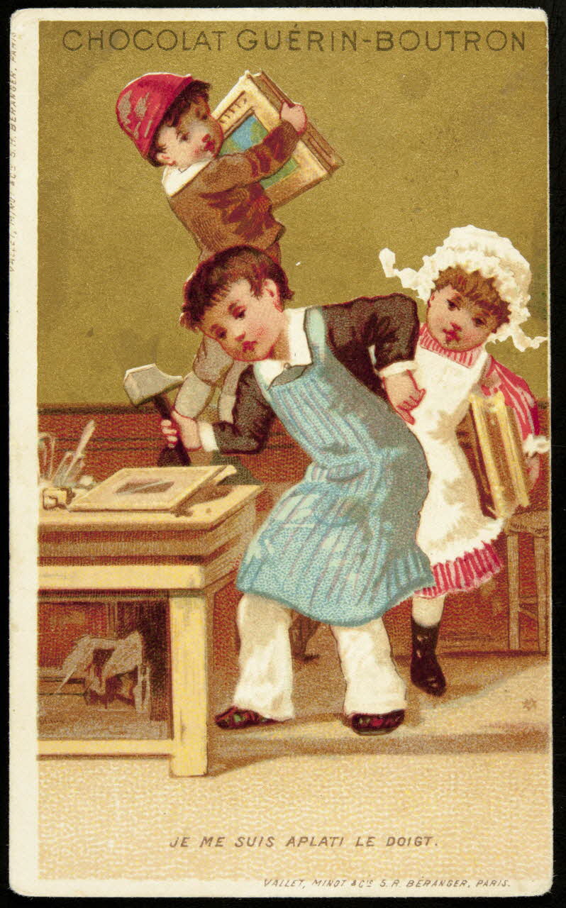 carte réclame JE ME SUIS APLATI LE DOIGT. 1998.77.60.1 Photo