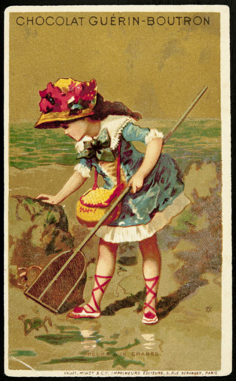 carte réclame PÊCHE AUX CRABES. 1998.77.61.1 Photo