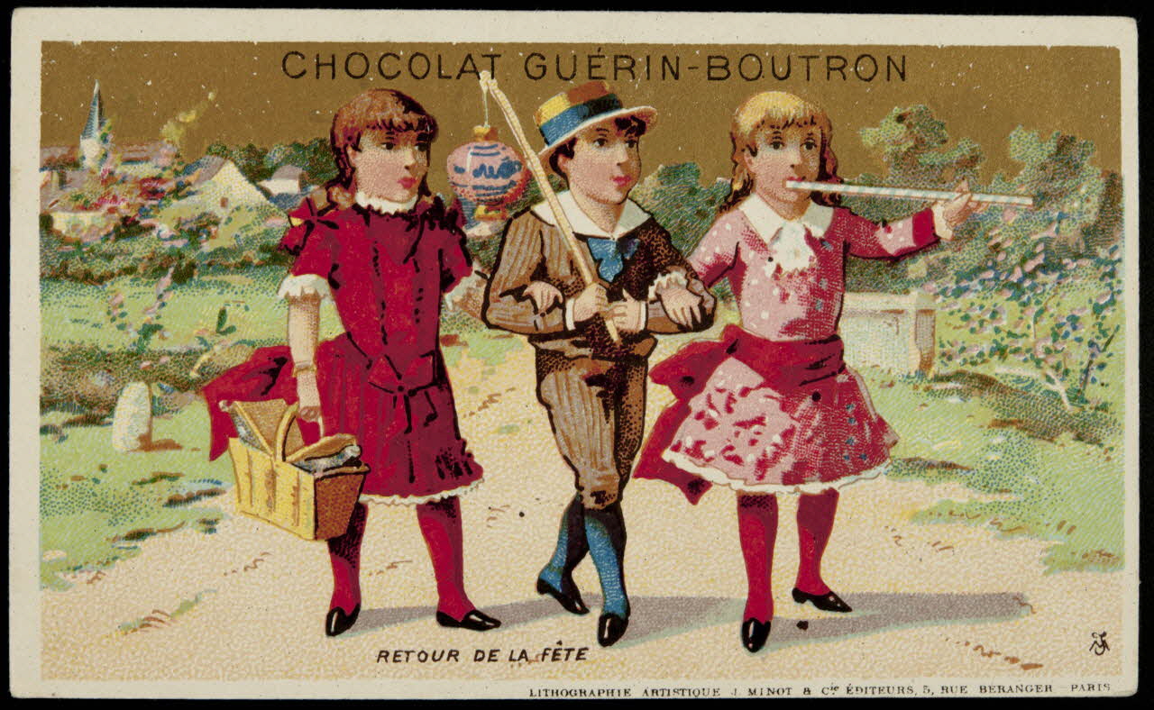 carte réclame RETOUR DE LA FÊTE 1998.77.64.1 Photo