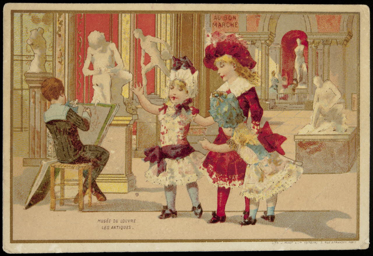 carte réclame MUSEE DU LOUVRE  LES ANTIQUES. 1998.77.66.1 Photo
