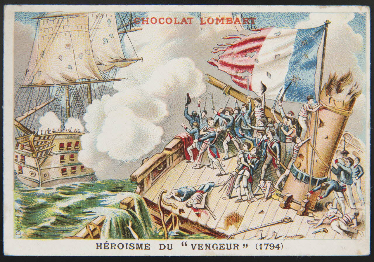 carte réclame HEROISME DU "VENGEUR" (1794) 1998.77.74.3 Photo