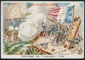 carte réclame HEROISME DU "VENGEUR" (1794) 1998.77.74.3 Photo