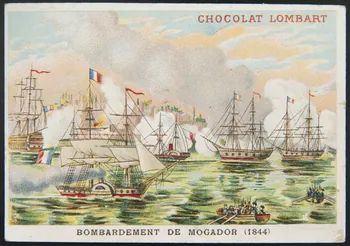 carte réclame BOMBARDEMENT DE MOGADOR (1844) Paris 1889-1914 1998.77.74.6  Photo