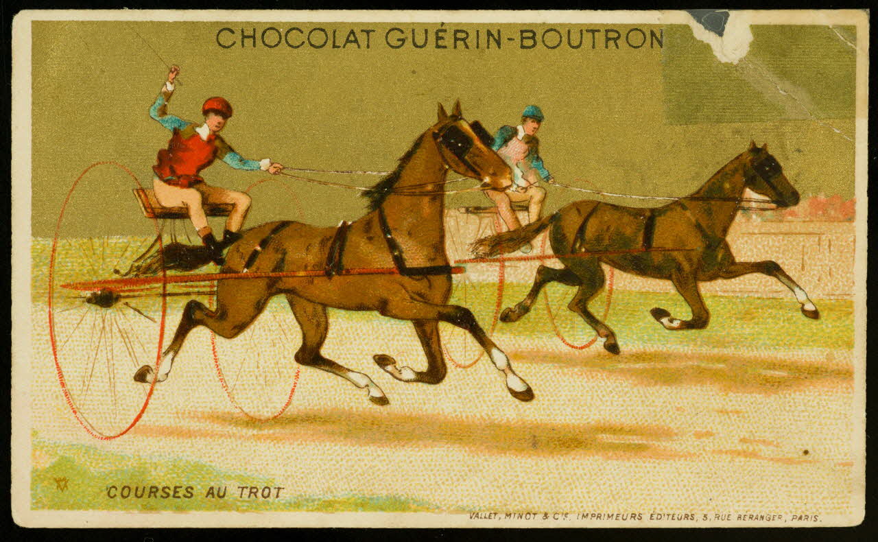 Vallet-Minot et Cie carte réclame chromo Paris 1881-1884 1998.77.75.1 Photo