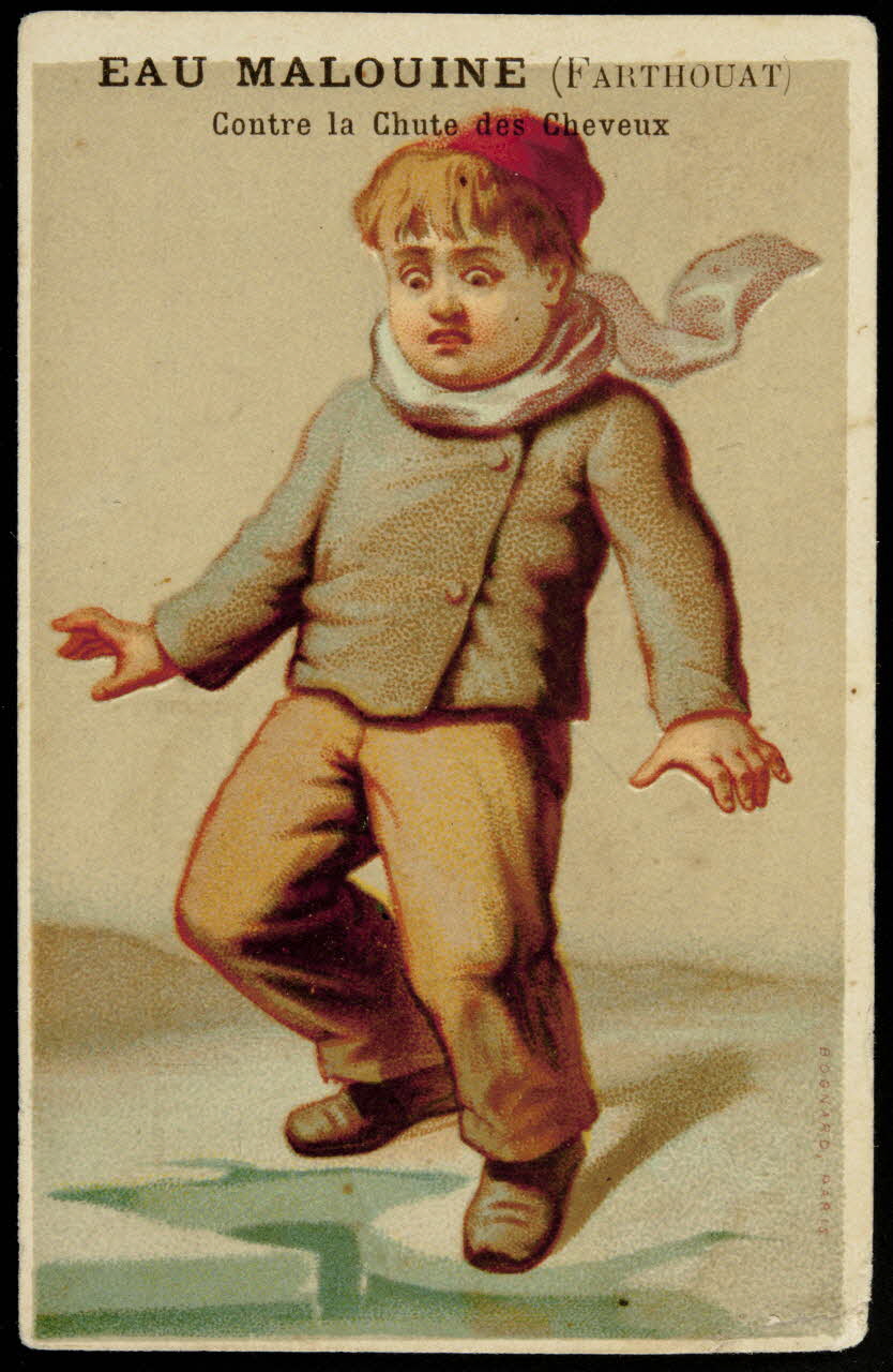 Bognard carte réclame Le trou dans la glace Paris 1876-1890 1998.77.81.3 Photo