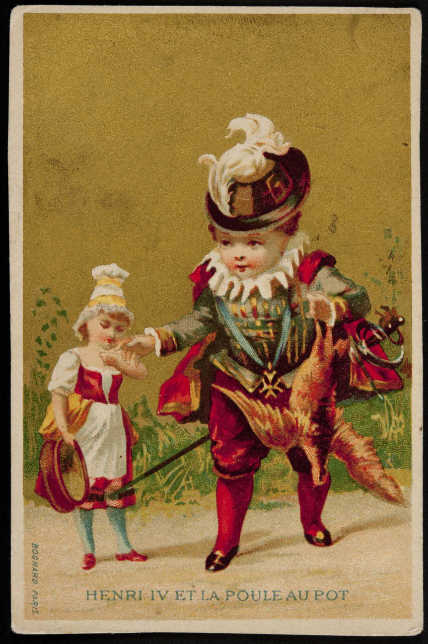 Bognard carte réclame chromo Paris 1876-1890 1998.77.85.2 Photo