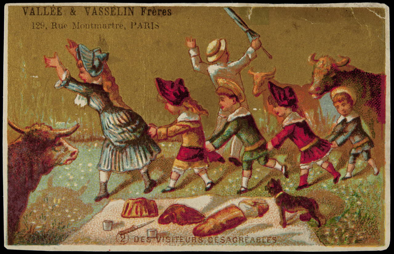 carte réclame 2 DES VISITEURS DESAGREABLES 1998.77.93.2 Photo