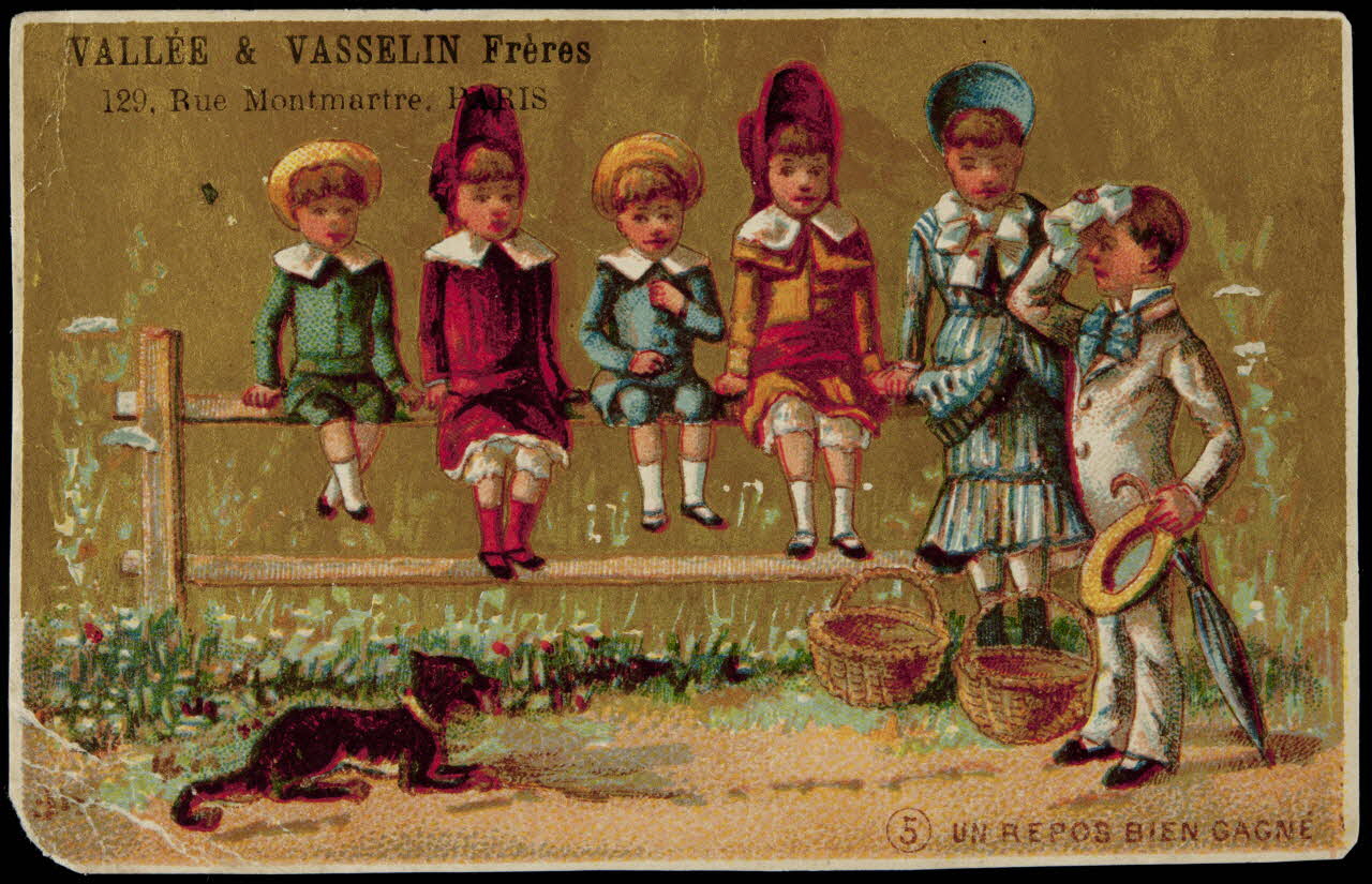 carte réclame 5 UN REPOS BIEN GAGNE 1998.77.93.5 Photo