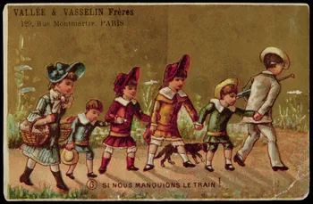 carte réclame 6 SI NOUS MANQUIONS LE TRAIN ! 1998.77.93.6 Photo