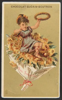 carte réclame Bon Souvenir  IMMORTELLES Paris 1881-1889 1998.77.98.1 Photo