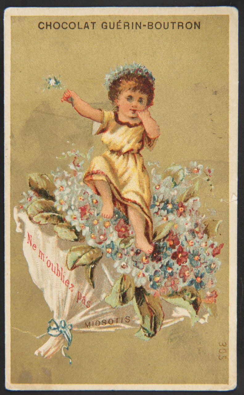 carte réclame Ne m'oubliez pas  Myosotis Paris 1881-1889 1998.77.98.2 Photo