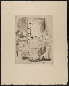 Blanchot Gustave, Bofa Gus estampe L'Europe malade 1933 1999.26.9 Photo