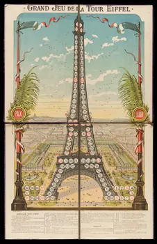 L. Robert ; Courmont jeu de parcours GRAND JEU DE LA TOUR EIFFEL Paris 1889 1999.3.11  Photo