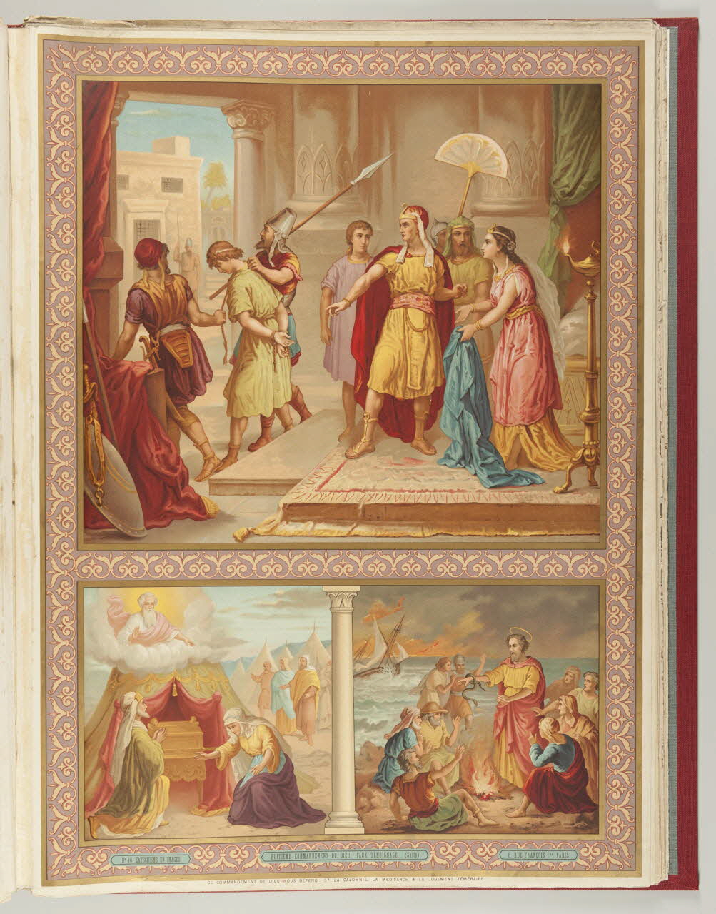 Henry Petit album HUITIEME COMMANDEMENT DE DIEU : FAUX TEMOIGNAGE... (Suite) Paris 1895-1905 1999.30.1.13 Photo