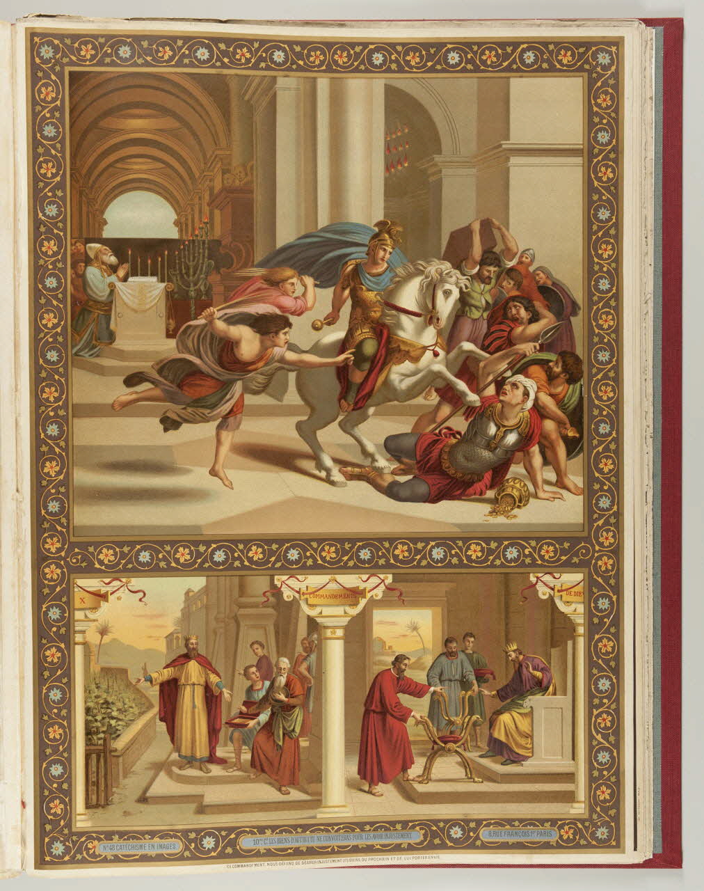 album 10me. Ct. LES BIENS D'AUTRUI TU NE CONVOITERAS POUR LES AVOIR INJUSTEMENT. 1999.30.1.15 Photo