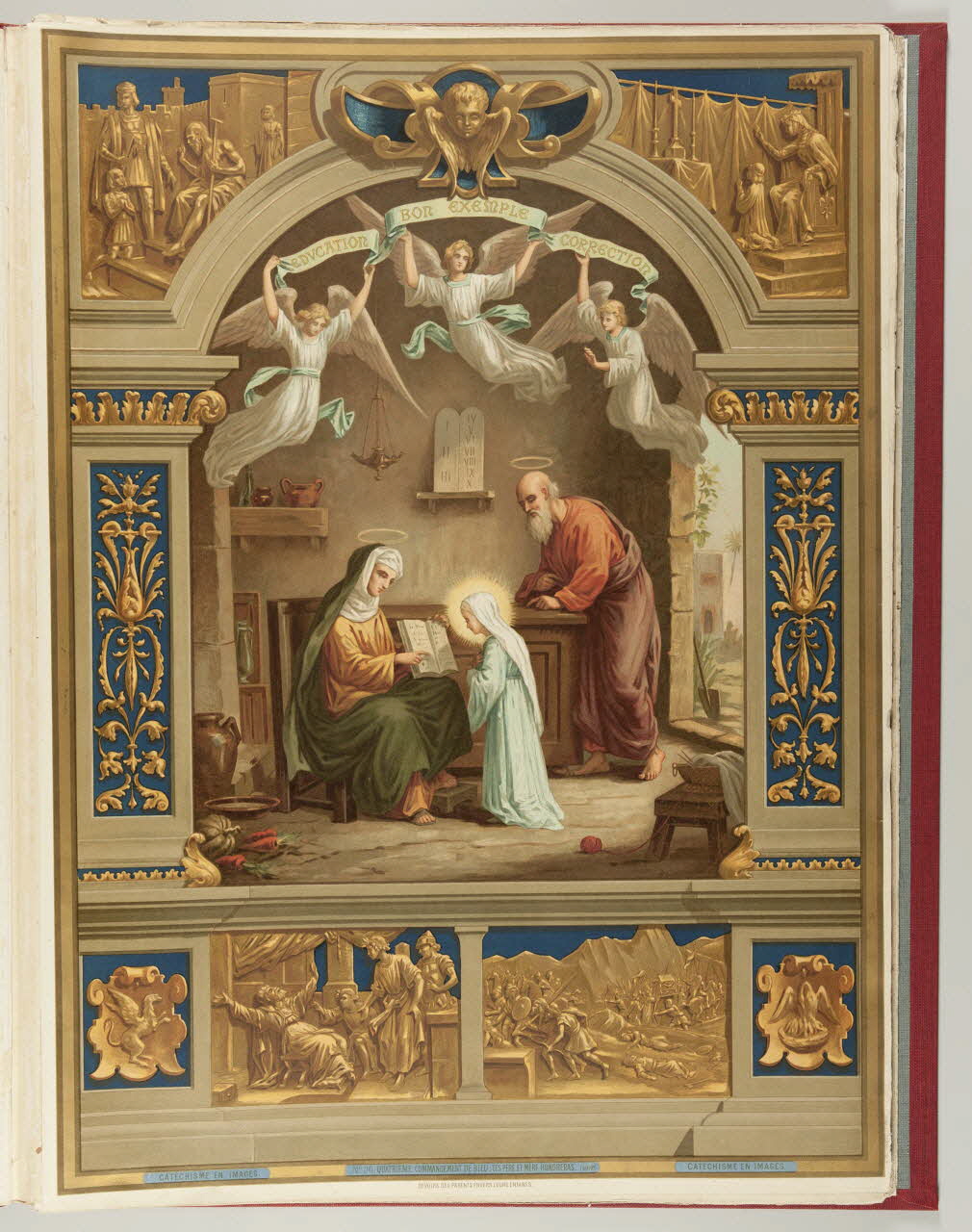 album QUATRIEME COMMANDEMENT DE DIEU : TES PERE ET MERE HONORERAS... (suite) 1999.30.1.3 Photo