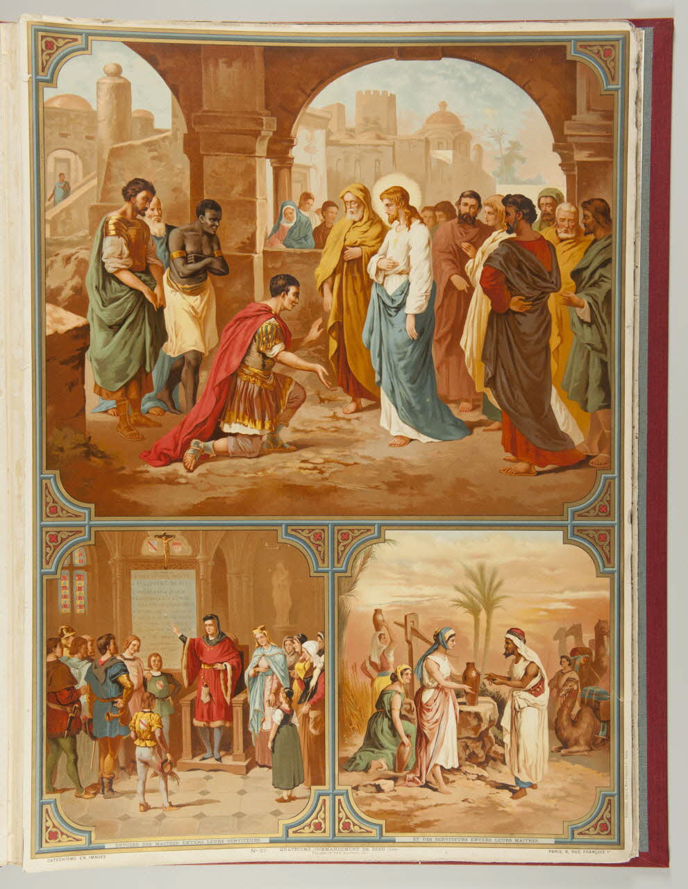 album DEVOIRS DES MAITRES ENVERS LEURS SERVITEURS  ET DES SERVITEURS ENVERS LEURS MAITRES. 1999.30.1.4 Photo