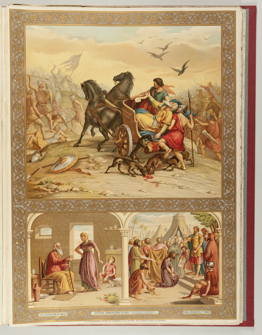 album SEPTIEME COMMANDEMENT DE DIEU : le bien d'autrui tu ne prendras,  ni retiendras en le sachant. 1999.30.1.9 Photo