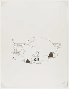 Moïse Auguste Depond illustration de presse L'igloo 1950-1960 1999.58.5 Photo