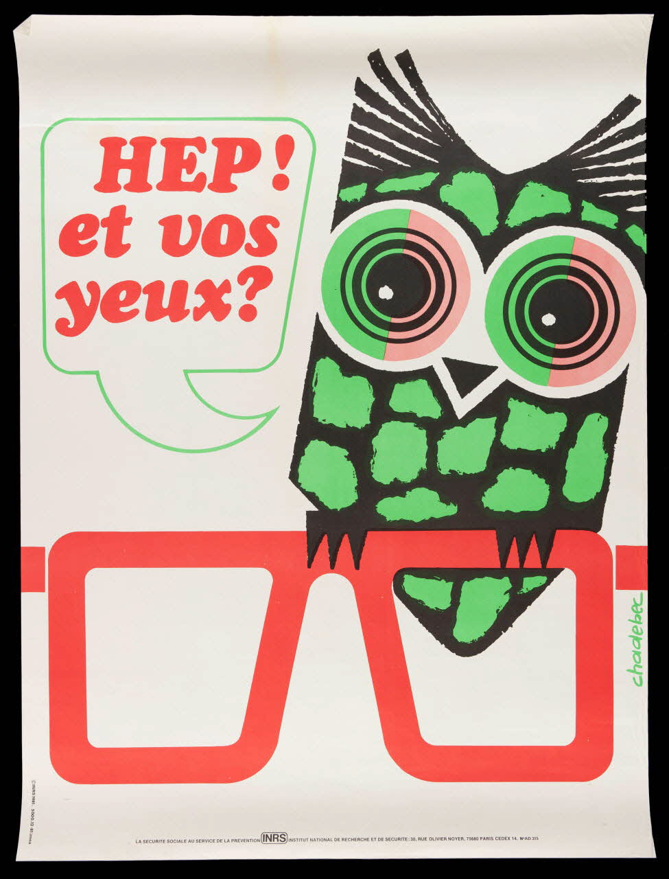 estampe HEP !  et vos  yeux ? 1999.82.158 Photo