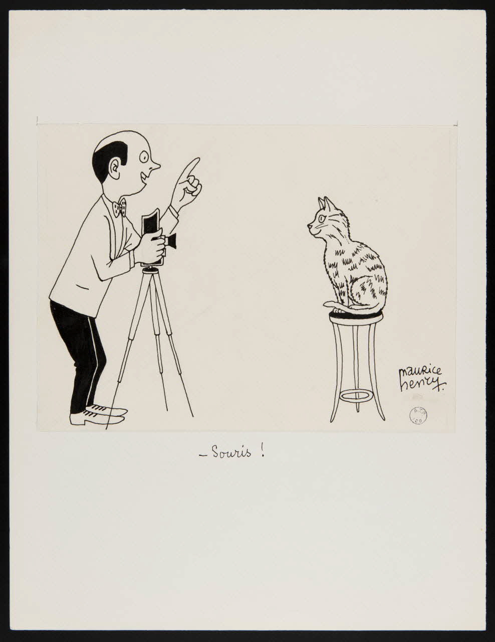 Maurice Henry illustration de presse - Souris ! 1970 2000.33.17 Photo