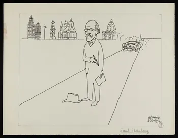 Maurice Henry illustration de presse Saul Steinberg 1950-1970 2000.33.26 Photo