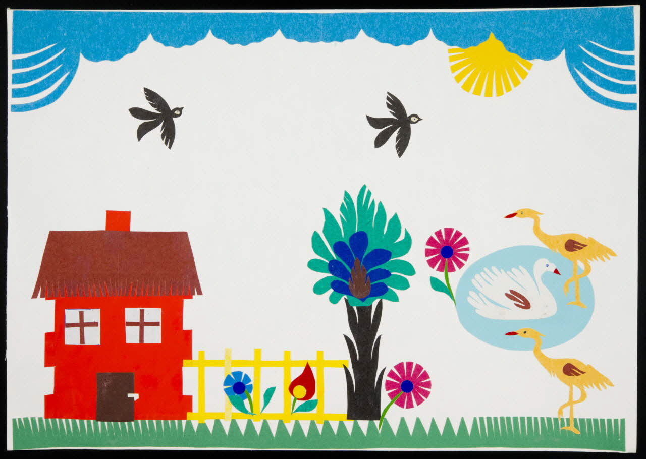 dessin Paysage aux oiseaux DMH2000.49.3 Photo