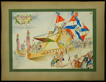 dessin 9  1789-92  BASTILLE  VIVE  LA  NATION 2001.21.106 Photo