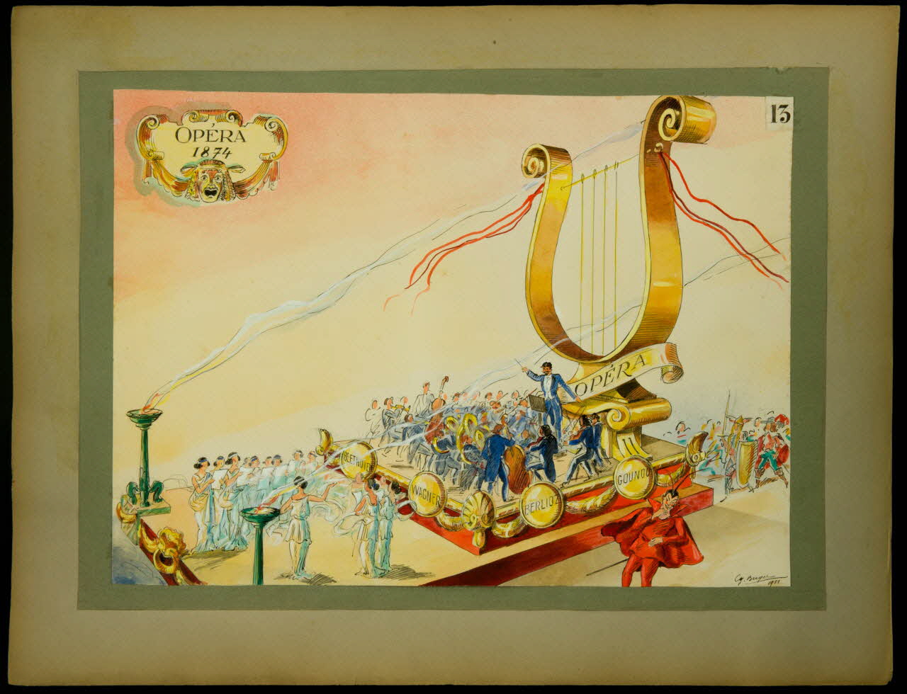 dessin 13  OPÉRA  1874 2001.21.114 Photo