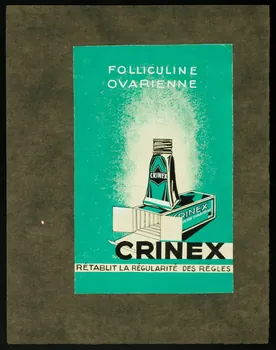 dessin FOLLICULINE OVARIENNE  CRINEX  RÉTABLIT LA RÉGULARITÉ DES RÈGLES 2001.21.19 Photo